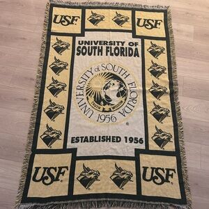 University of South Florida Tapestry Blanket Throw USF
